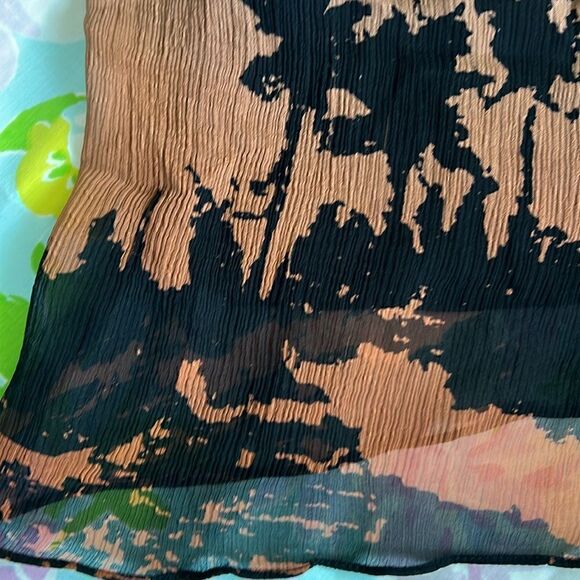 DVF Diane Von Furstenberg Cordie Silk Chiffon Mini Dress Lined - 2 - Picture 3 of 12